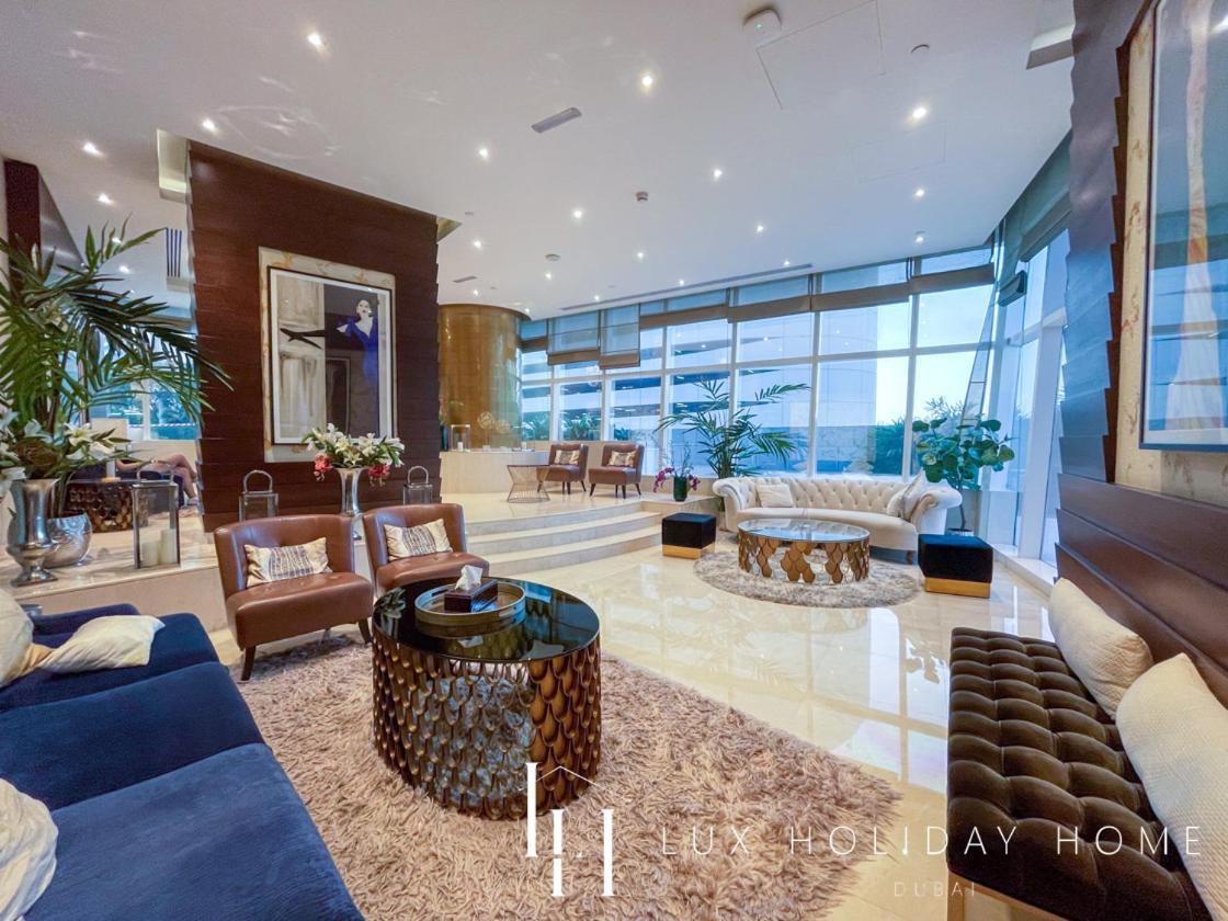 Lux - Lavish Suite With Full Palm Jumeirah View 1 Dubai Bagian luar foto